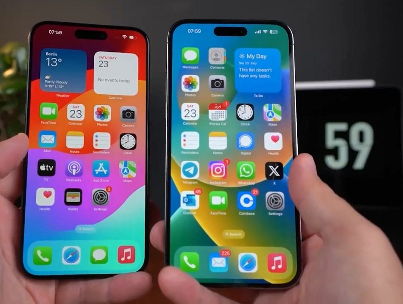 مقایسه آیفون 15 پرو و 15 پرومکس
