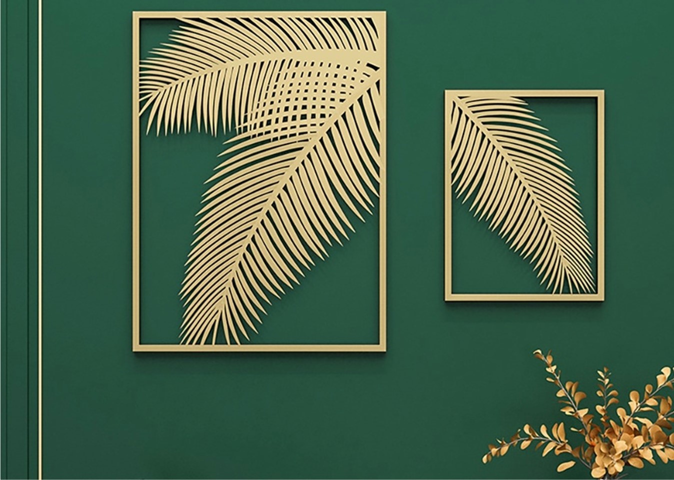 تابلو دیواری برای رنگ سبز تیره