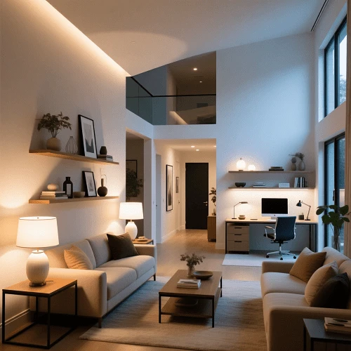 ترکیب نور گرم و سرد در نورپردازی