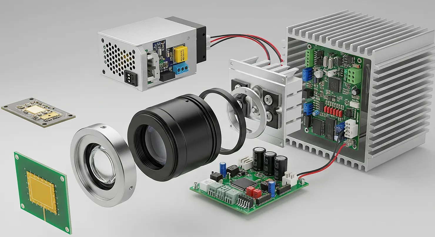 اجزای اصلی و معماریهای لیزر دایود