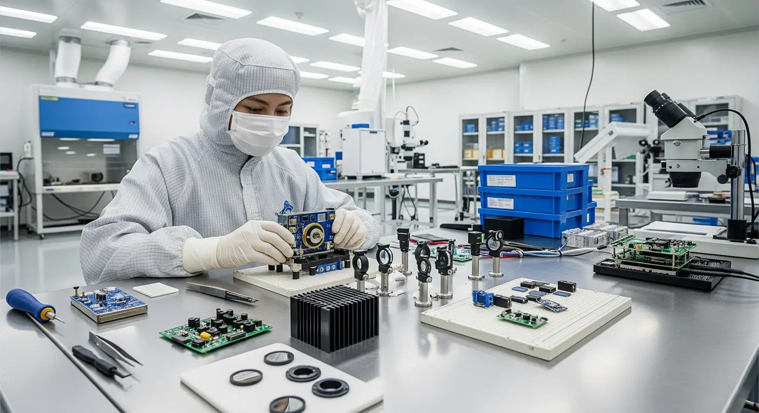 اجزای اصلی سیستم لیزر دایود