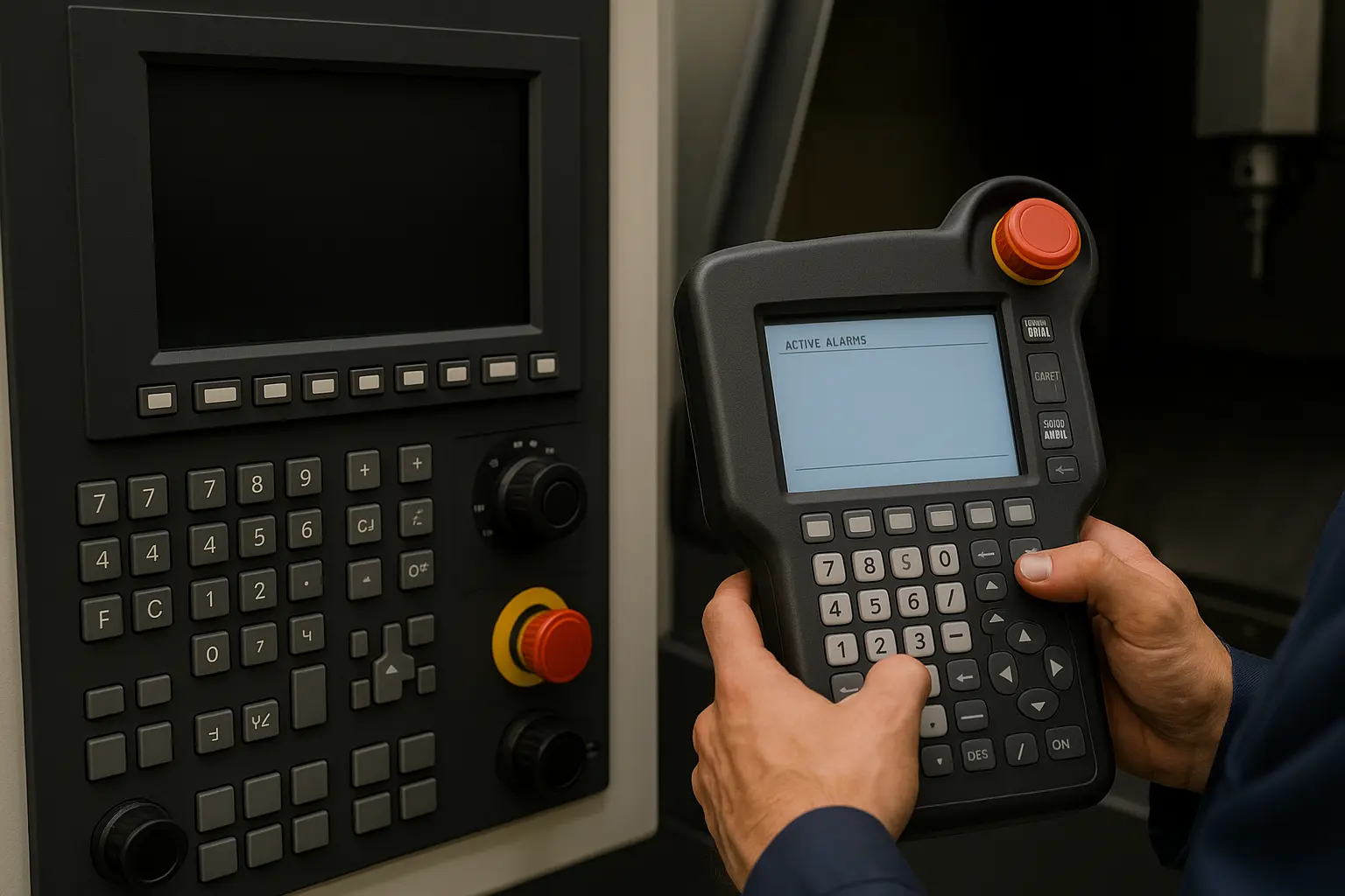 استفاده از تیچ پندنت (Teach Pendant) به عنوان ابزار تشخیصی