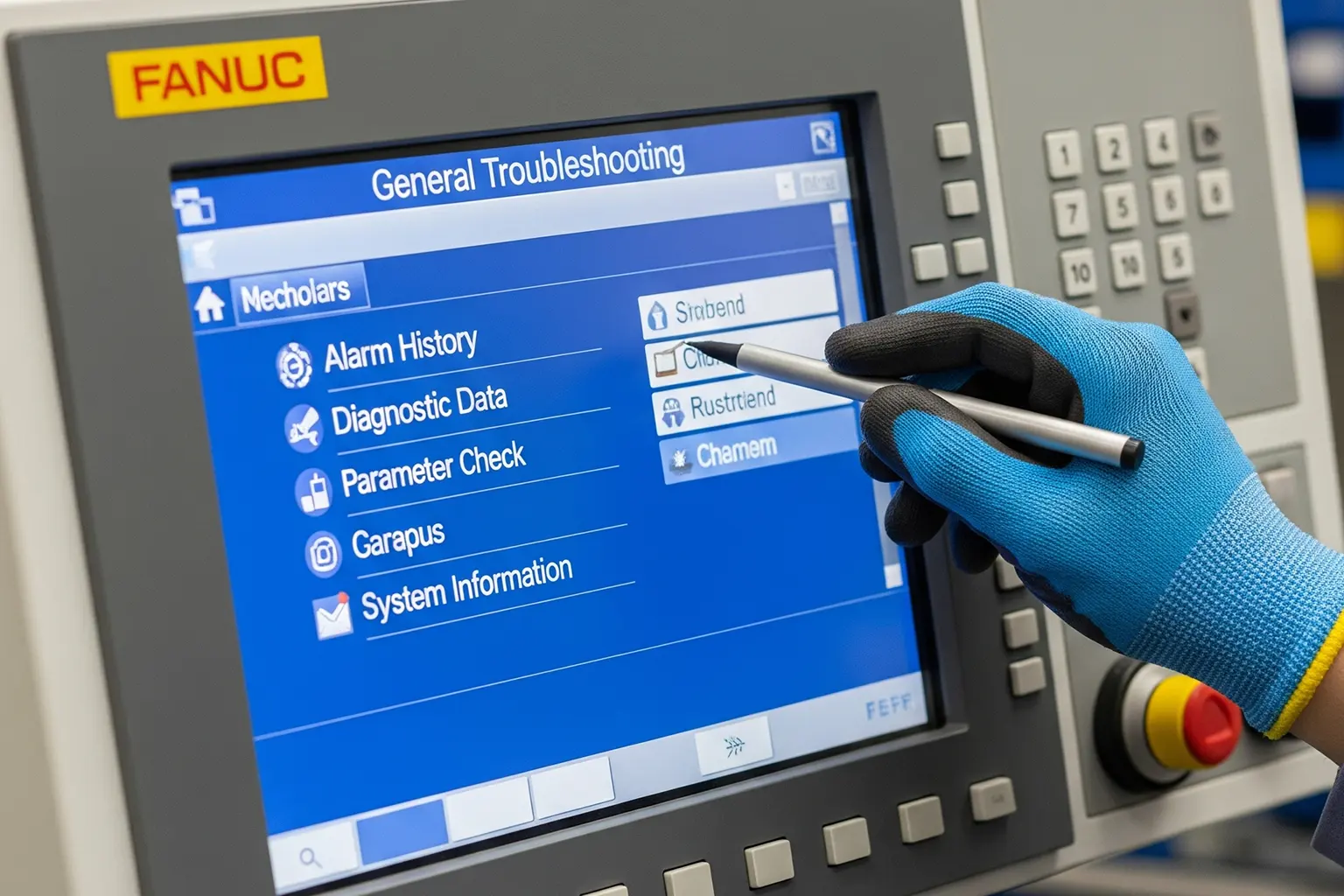 عیب یابی فانوک FANUC