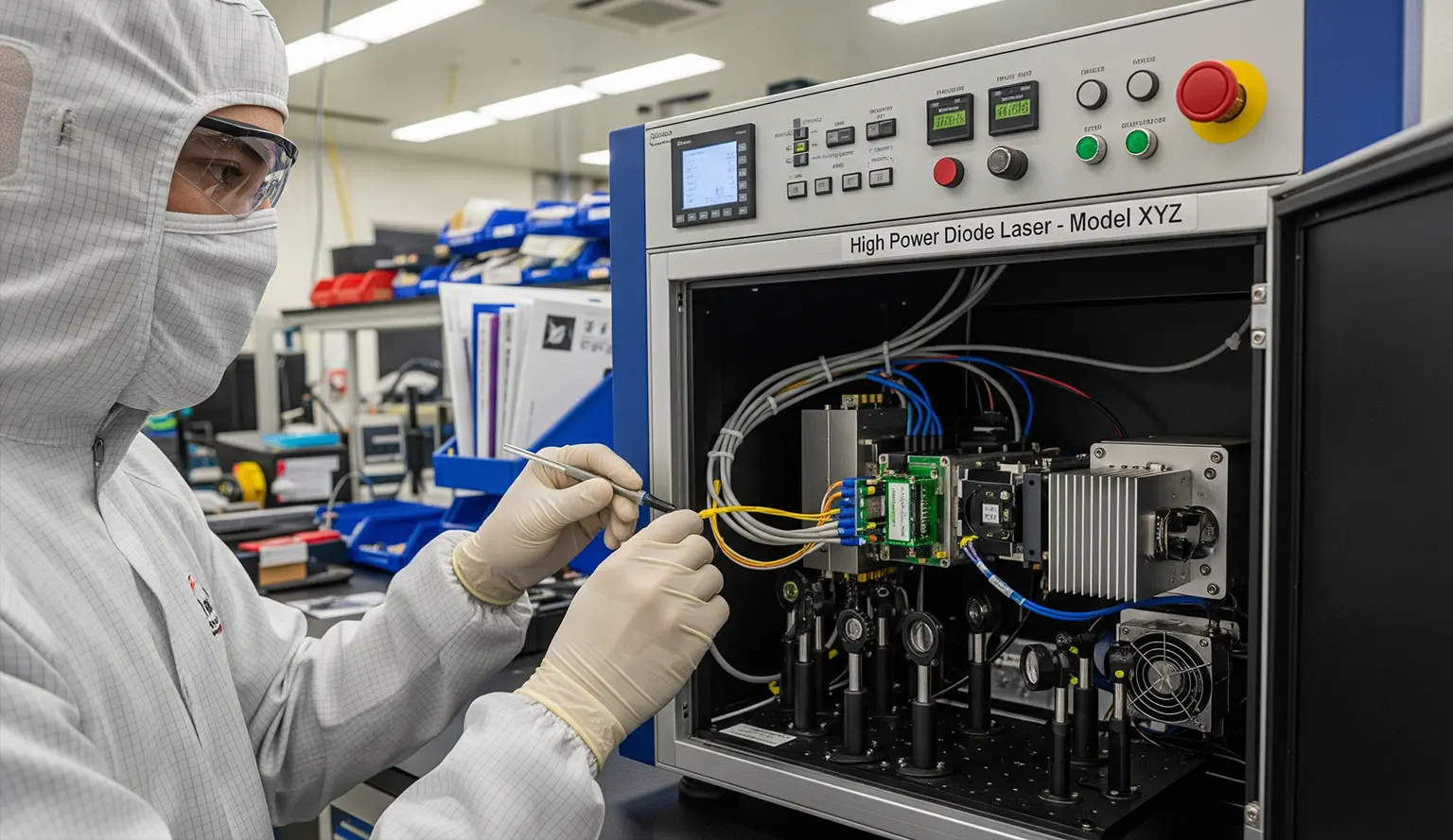 ایمنی، نگهداری و رفع اشکال لیزر دایود