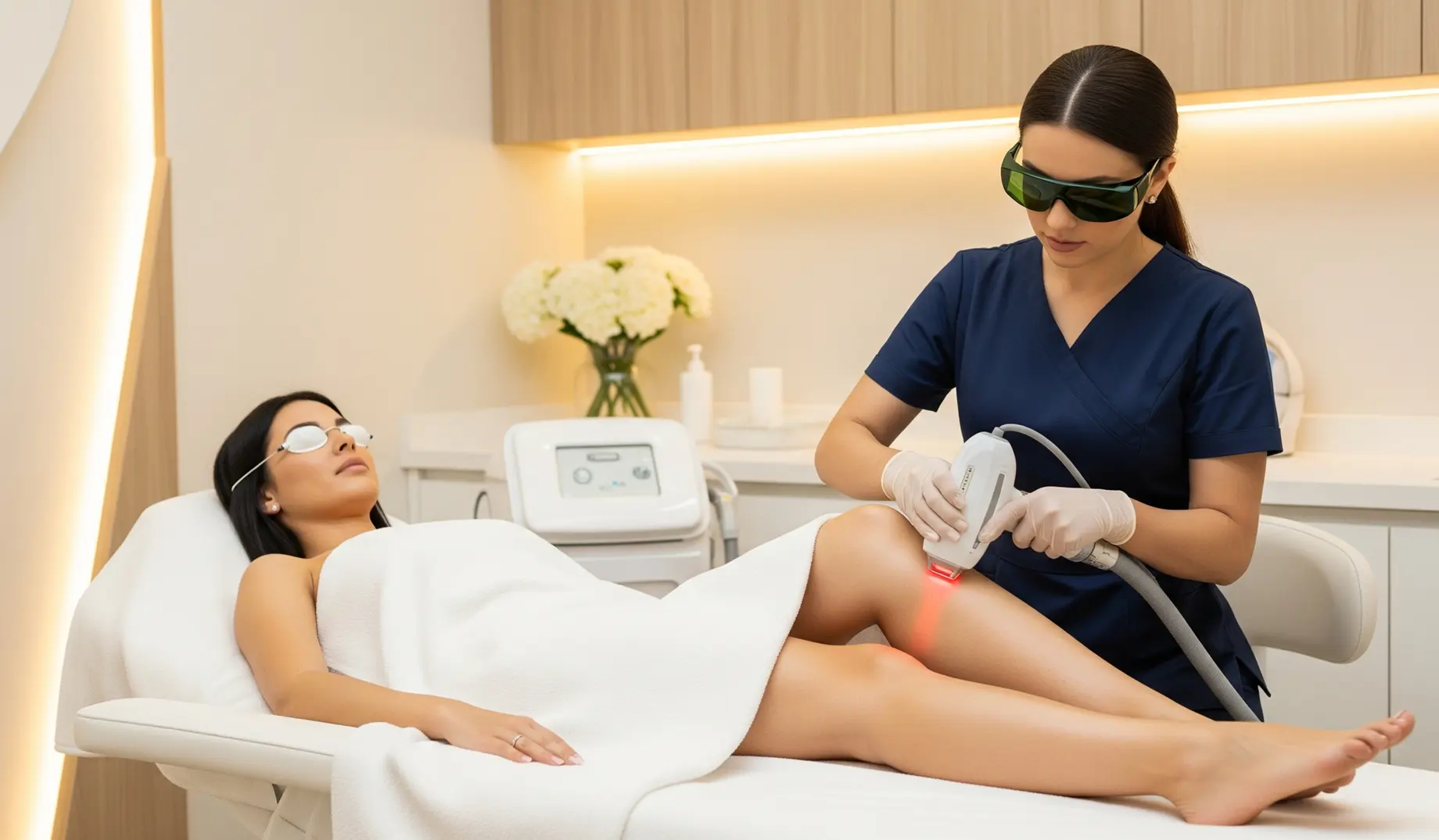 رفع دائمی موهای زائد با لیزر دایود