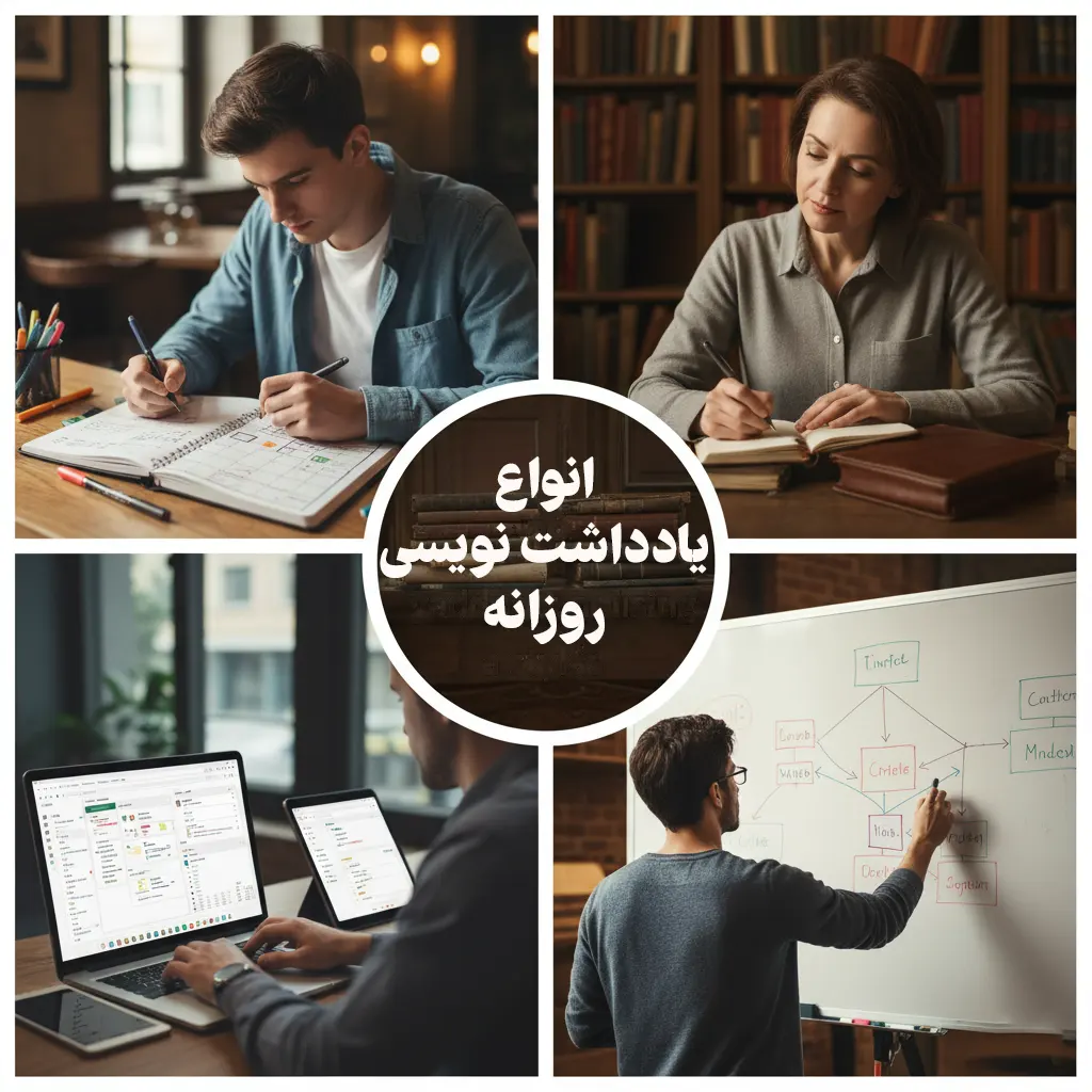 انواع یادداشتنویسی و سبکها