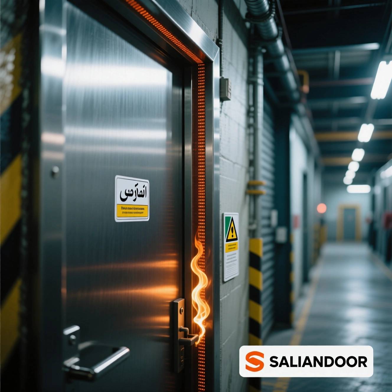 ابعاد درب ضد حریق