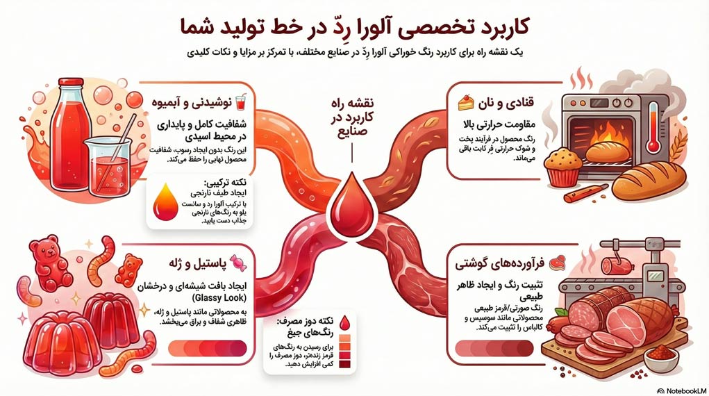 اینفوگرافی آلورا ردّ در خط تولید