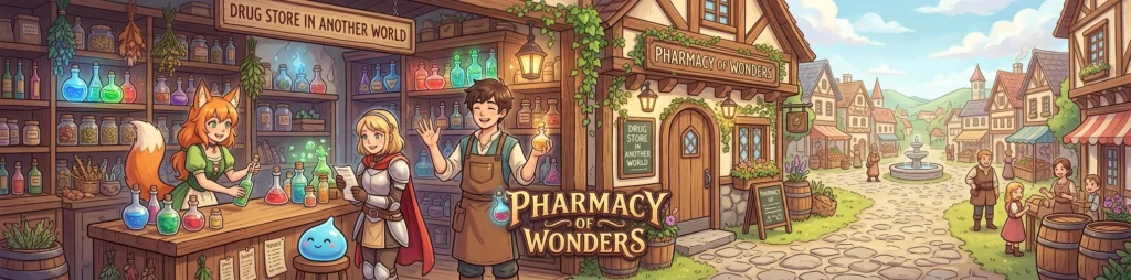 انیمیشن Drug Store in Another World