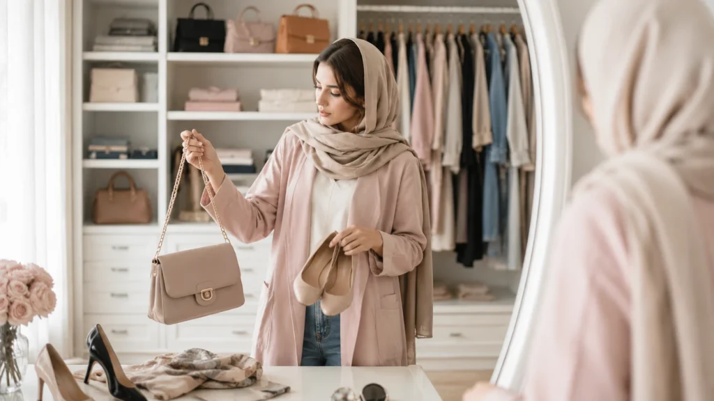 ست کردن کیف و کفش با لباس
